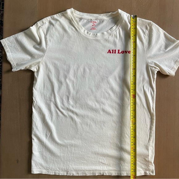 Jillian Harris X Joe Fresh All Love White Tee with Red Print - Picture 7 of 9